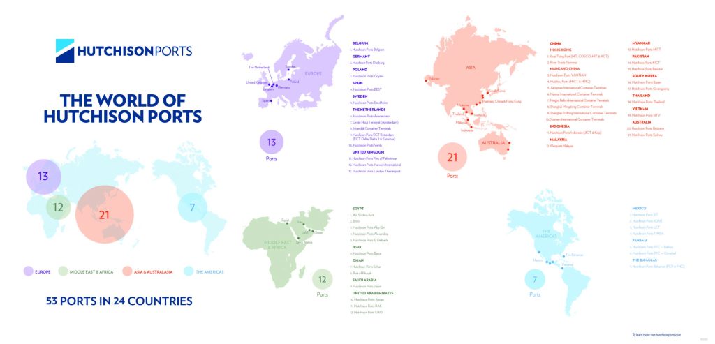 Hutchison Ports World Map